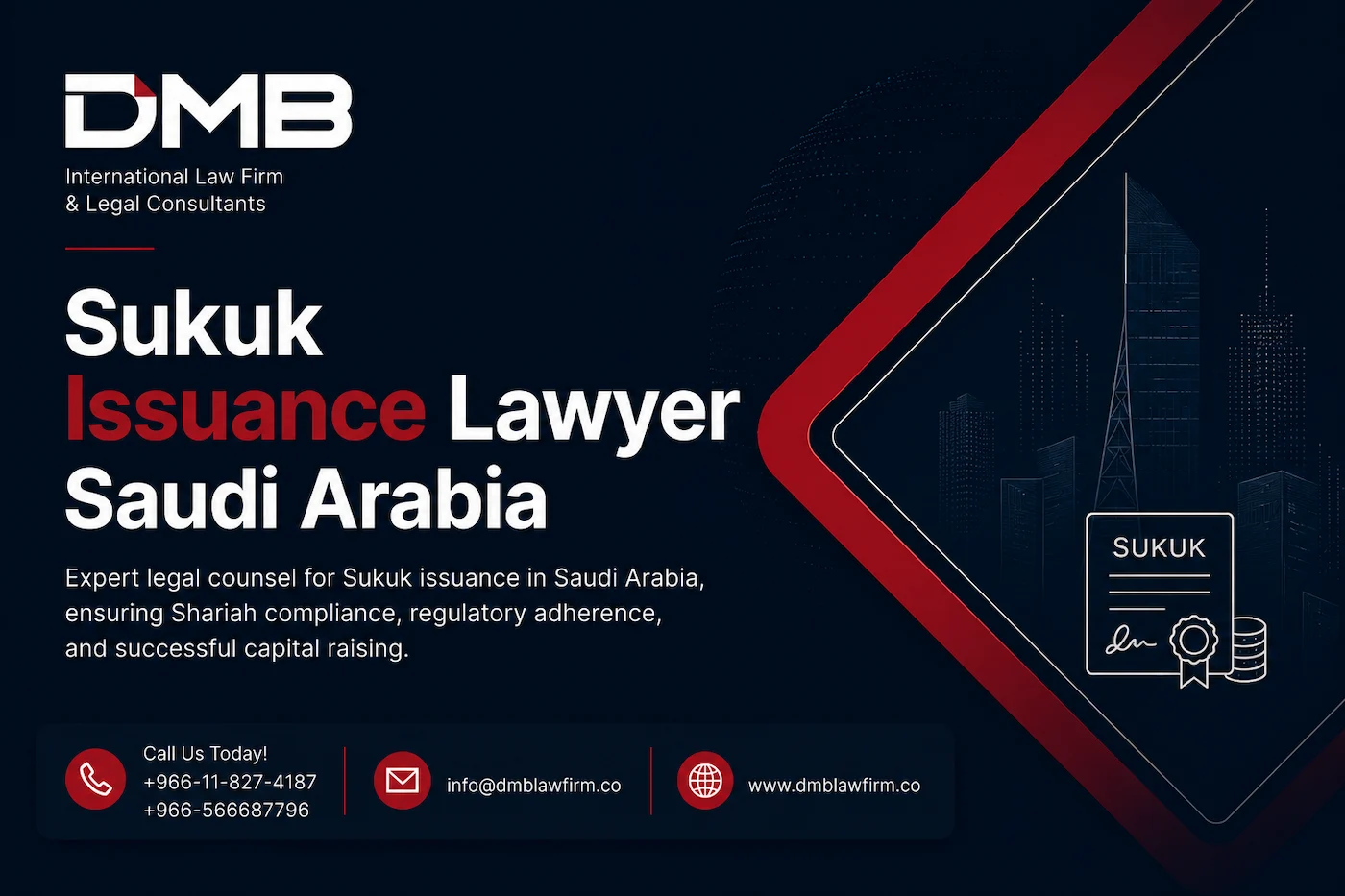 Sukuk Issuance Lawyer in Saudi Arabia